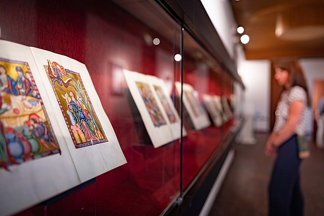 Die Ausstellung „Pracht & Andacht. Psalterien des Mittelalters“ zeigt unter anderem die 15 ganzseitigen Miniaturen, mit denen der Bamberger Psalter ausgestaltet ist.