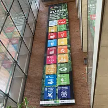 SDGs Poster im Foyer der LUT