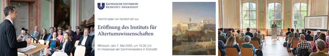 Eröffnung des Instituts für Altertumskunde Photos Klenk KU