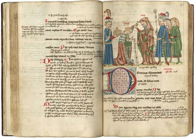 Ausstellung Pracht & Andacht: Psalterium glossatum fol. 50v/51r