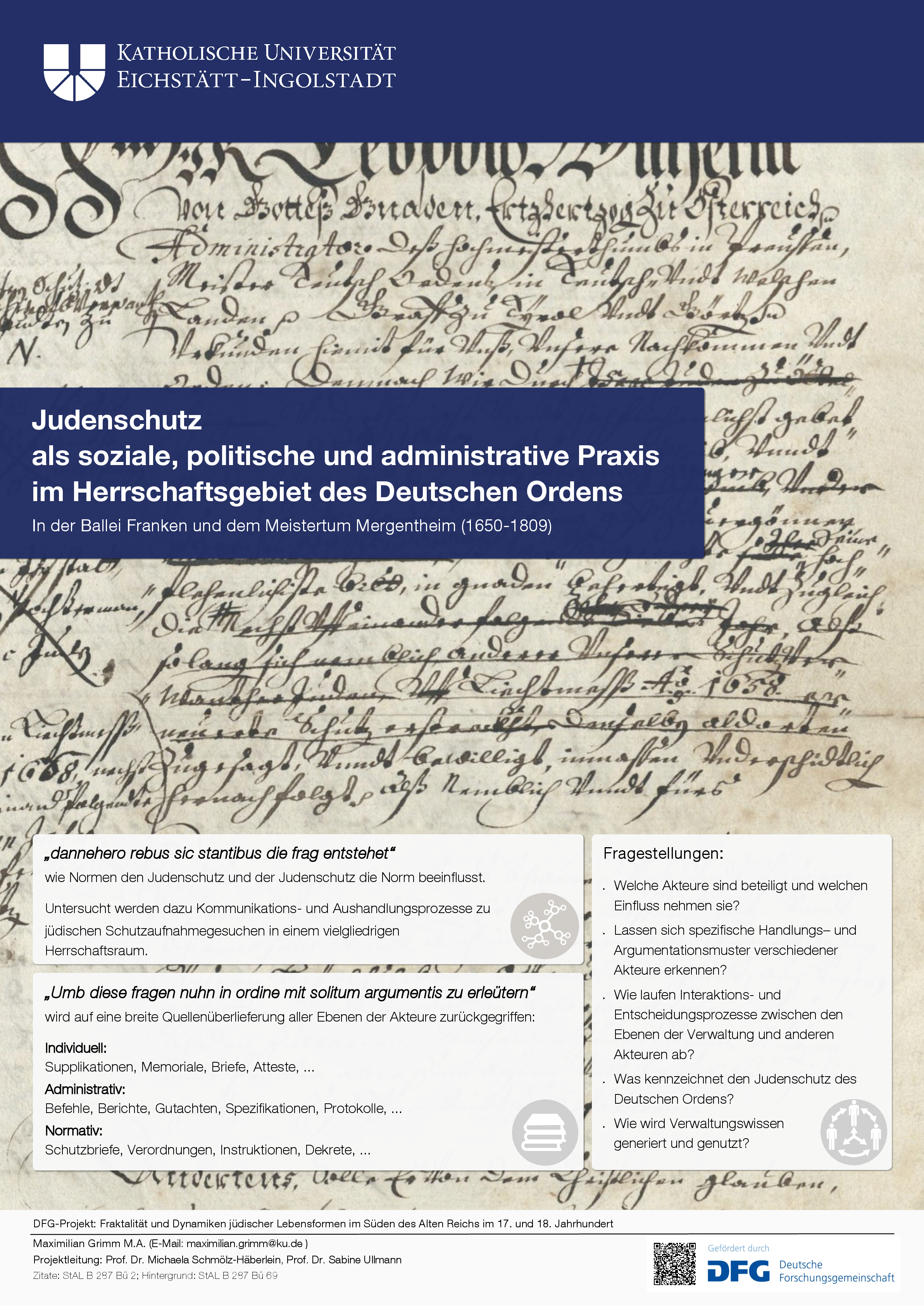 Maximilian Grimm, Judenschutz als soziale, politische und administrative Praxis im Herrschaftsgebiet des Deutschen Orden