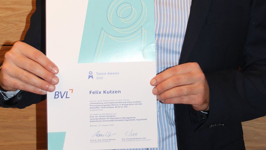 Felix Kutzen - BVL Thesis Award 2020