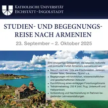 Plakat Studienreise Armenien