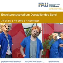Plakat für den Erweiterungsstudiengang Darstellendes Spiel