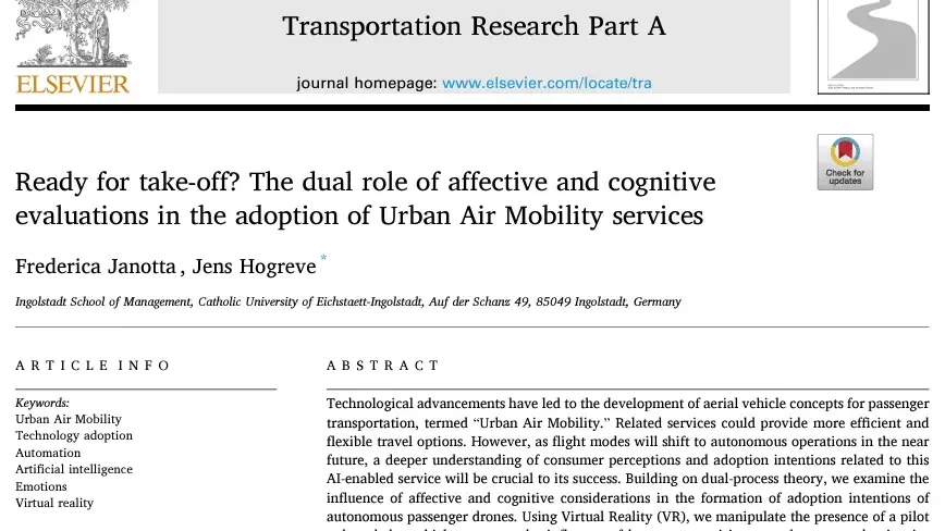 Transportation Research Part A