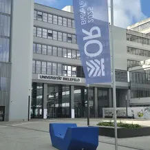 Eingang zur Konferenz in der Universität Bielefeld