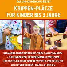 Werbeplakat f&uuml;r Uni-Kinderhaus