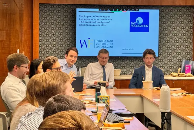 Präsentation der Masterarbeit in Washington