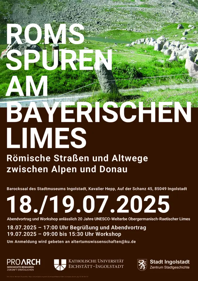 Plakat Roms Spuren am Limes