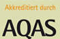 Logo AQAS Agentur für Qualitätssicherung durch Akkreditierung von Studiengängen