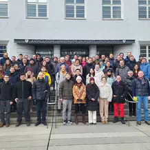 Gruppenbild der Teilnehmenden vor der WFI