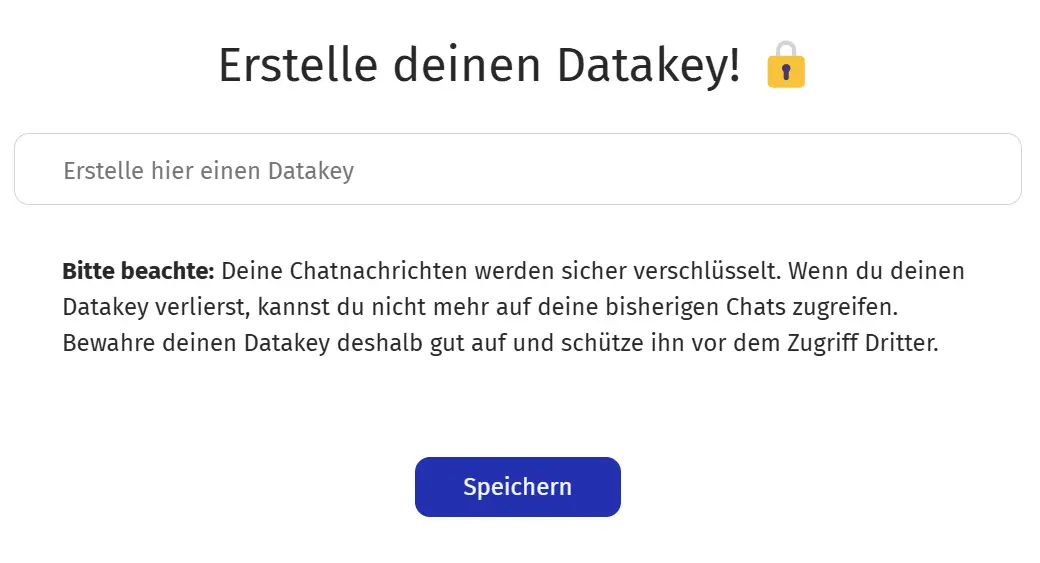 HAWKI 2.0.1 - Erstellen eines Datakeys