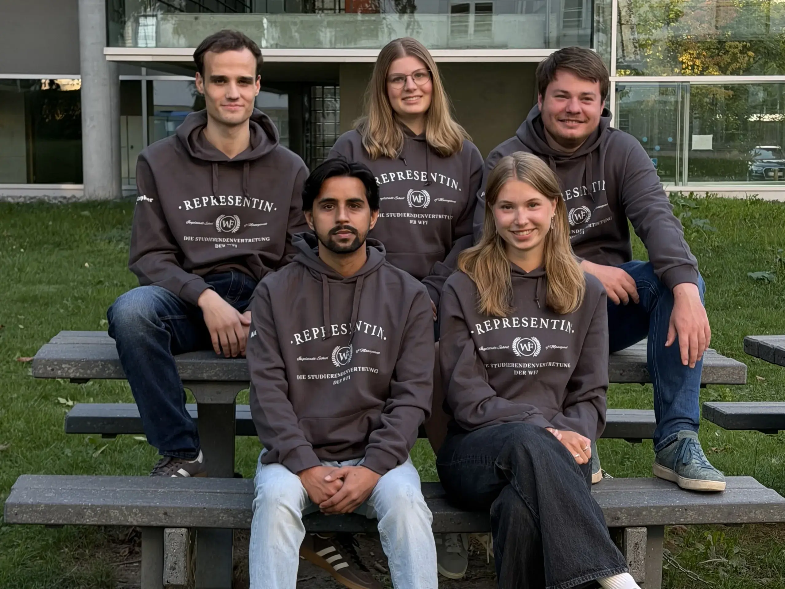 Group picture of the student representatives of WFI
