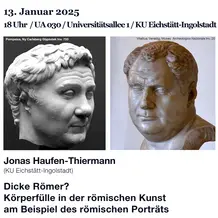 Oberseminar Archaeologie Vortrag 13.1.2025 18 Uhr UA 030