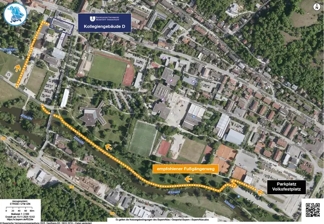 Parken an der KU in Eichstätt