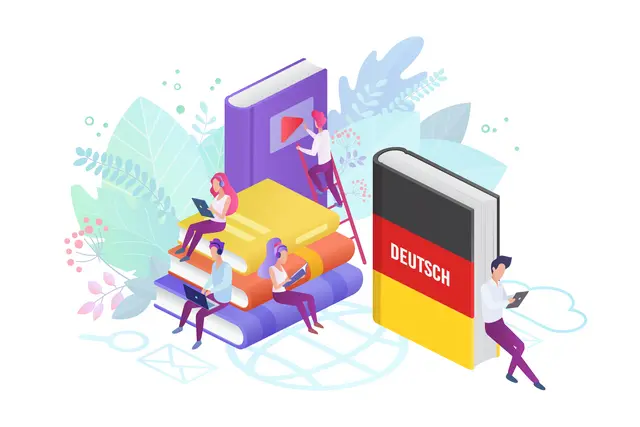 Grafik: Deutsch Lernen