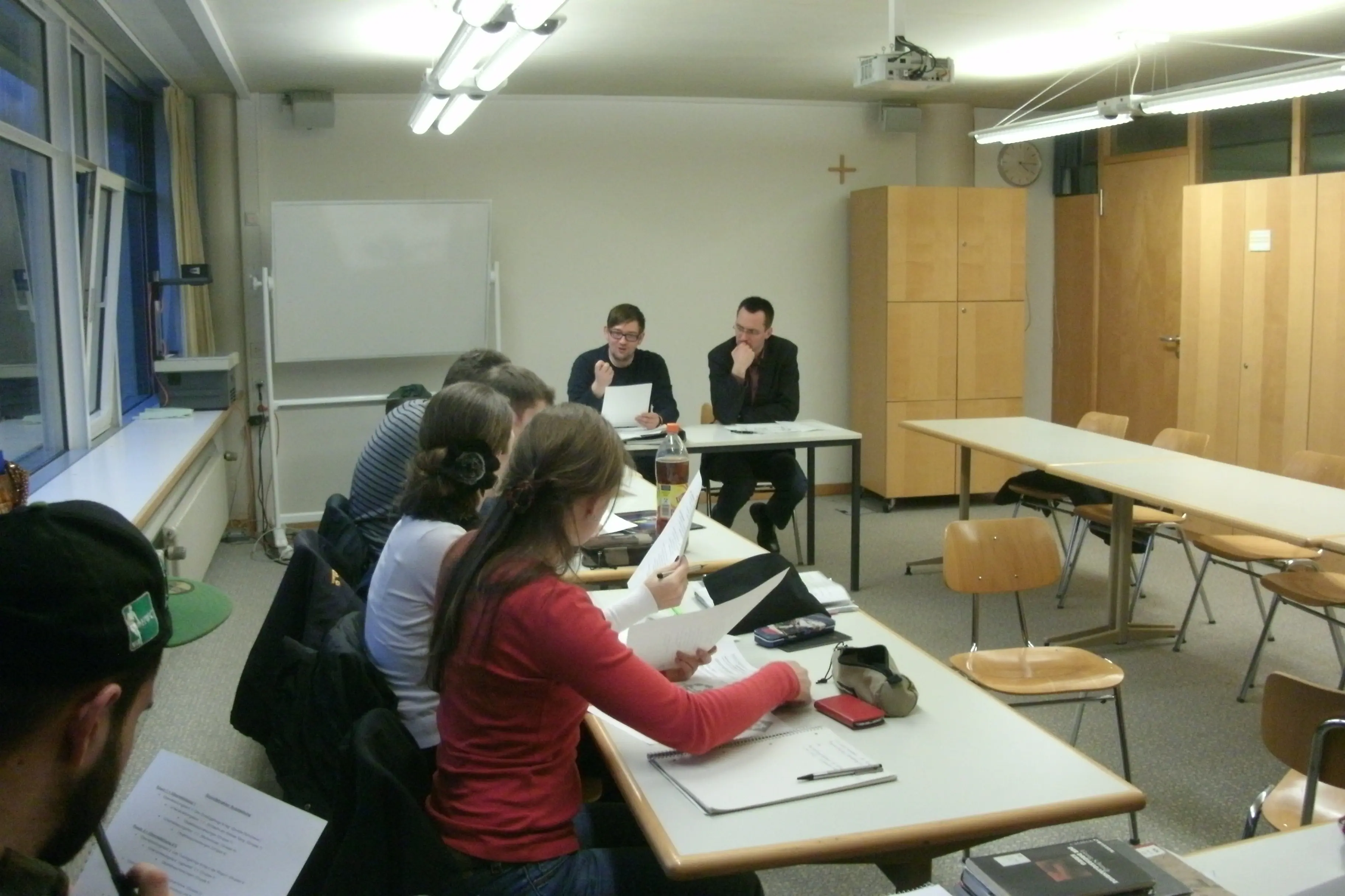 Studierende bei der Arbeit