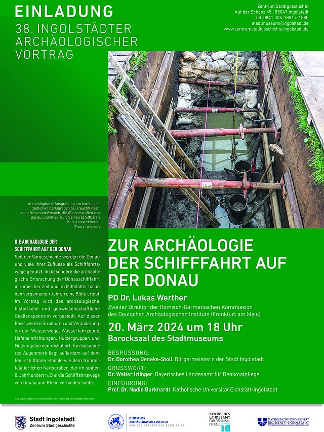 20 März 18 Uhr Ingolstadt Vortrag Werther Donauschifffahrt