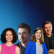 Collage der vier Referentinnen und Referenten
