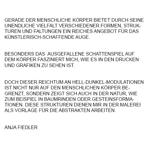 Carte blanche #19 Anja Fiedler Text