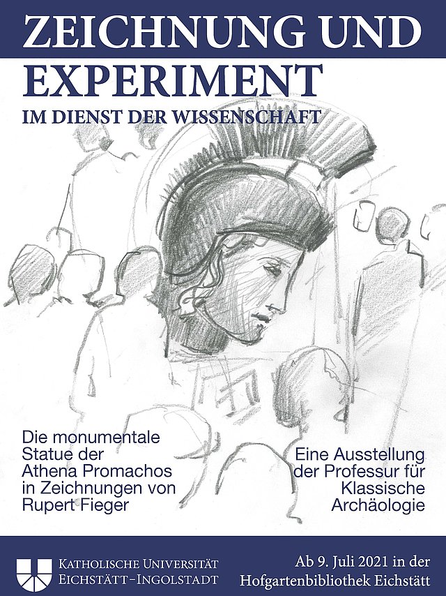 "Zeichnung und Experiment" - eine Ausstellung in der Hofgartenbibliothek in Eichstätt