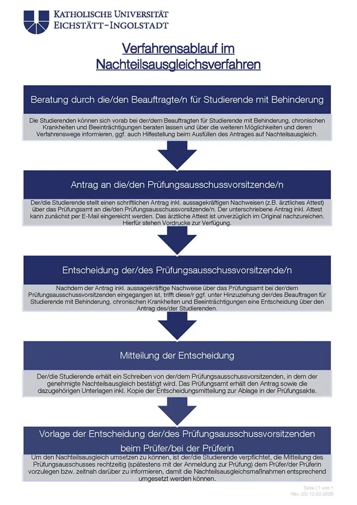 Verfahrensablauf Nachteilsausgleich