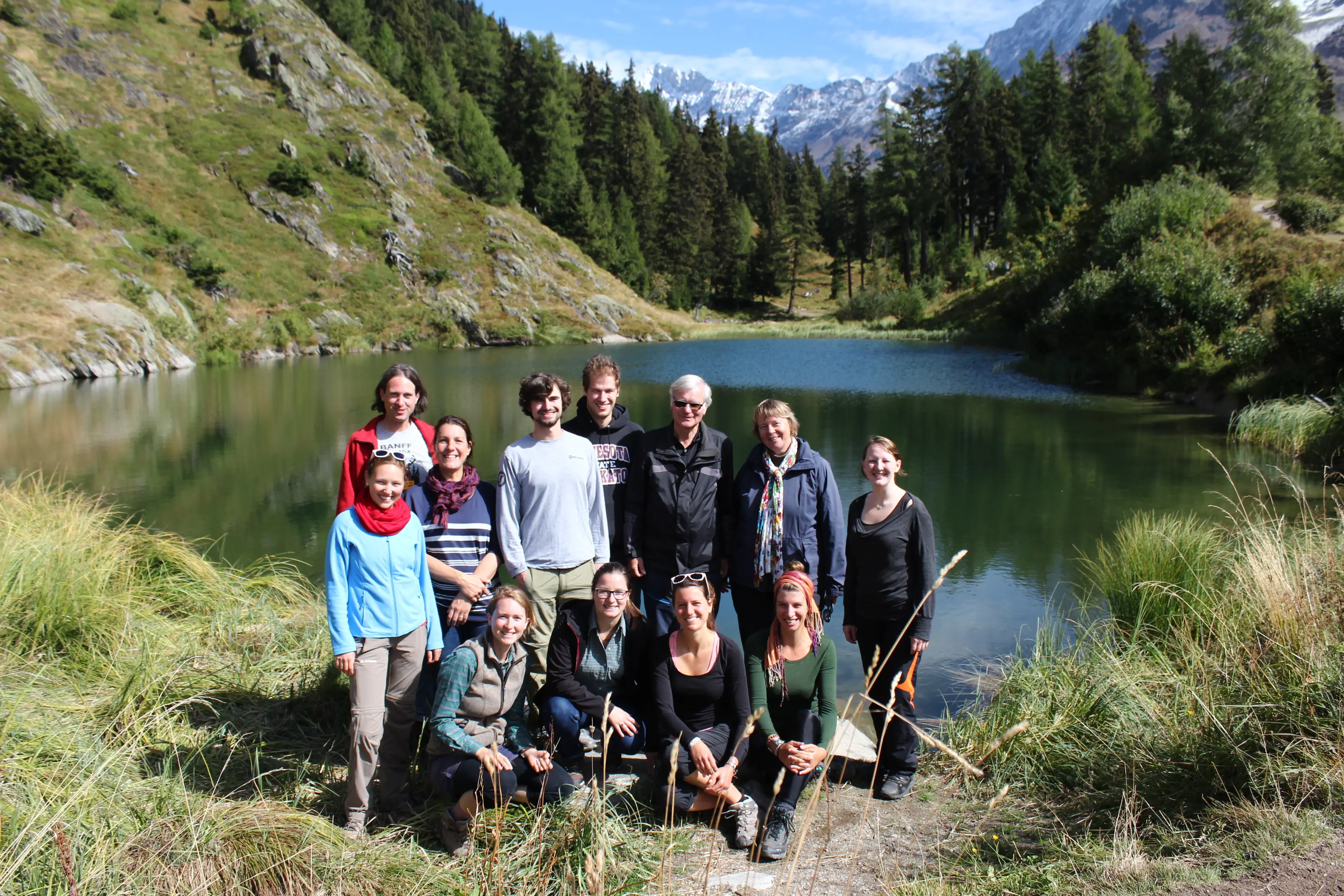 Gruppenbild am Loetschental