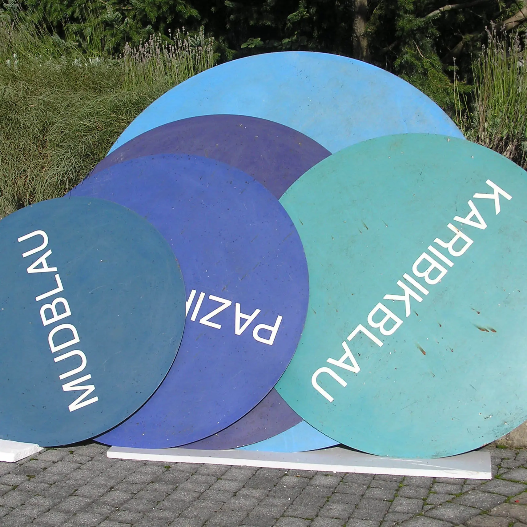 Blau im Fluss Petia Knebel 2003