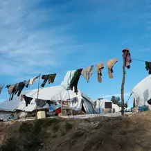 Fl&uuml;chtlingscamp auf Lesbos