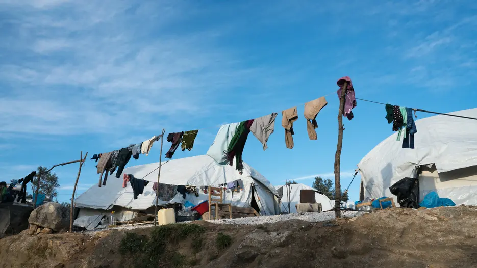 Fl&uuml;chtlingscamp auf Lesbos