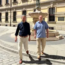 Prof. Lebioda und Prof. Stüwe
