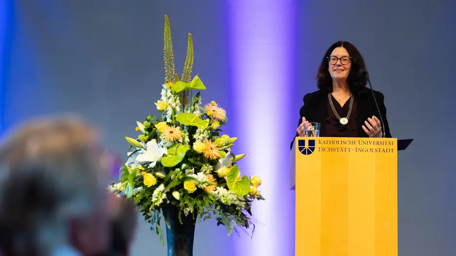 Universit&auml;tspr&auml;sidentin Gabriele Gien