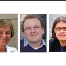 (v.l.)  Elisabeth Schinagl, Richard Auer und Akos Doma (Foto: Franz Besendörfer) sind zu Gast beim Leseabend "Dichter dran" in der Universitätsbibliothek der KU.