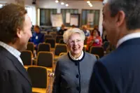 Gespräch am Rande der Tagung