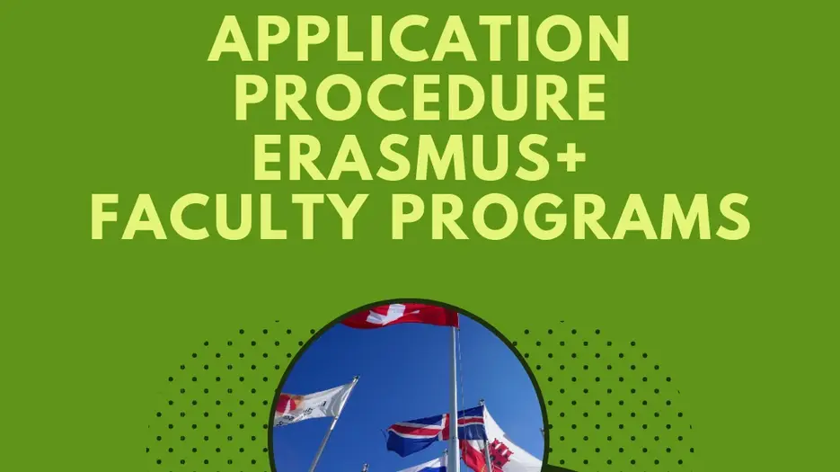 Erasmus+/Faculty program - Application procedure 