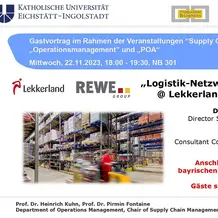 Logistik-Netzwerk der Zukunft