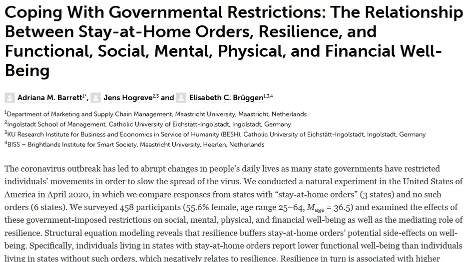 Frontiers in psychology