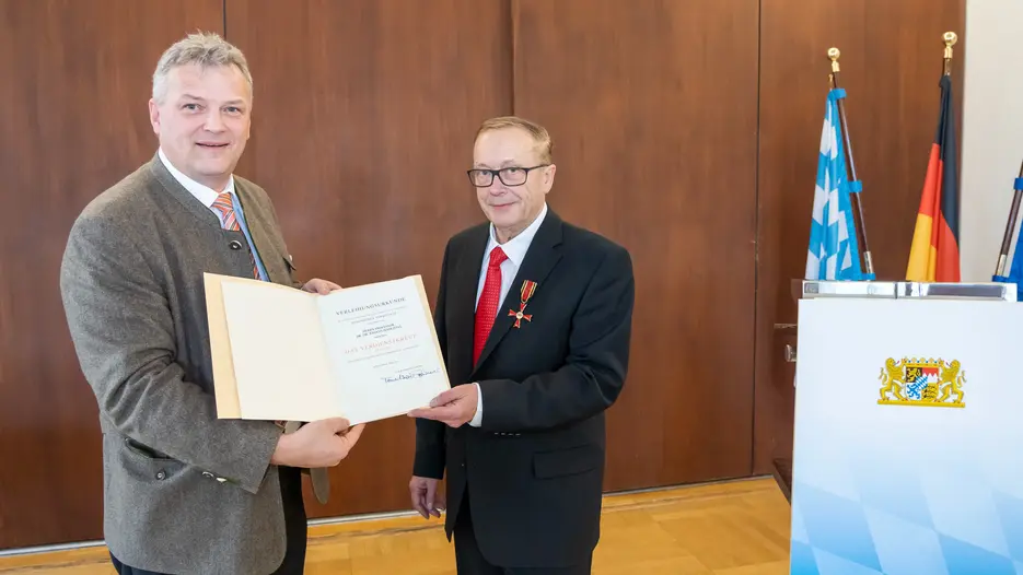 Prof. Dr. Dr. Hans Hablitzel erhielt 2019 das Bundesverdienstkreuz