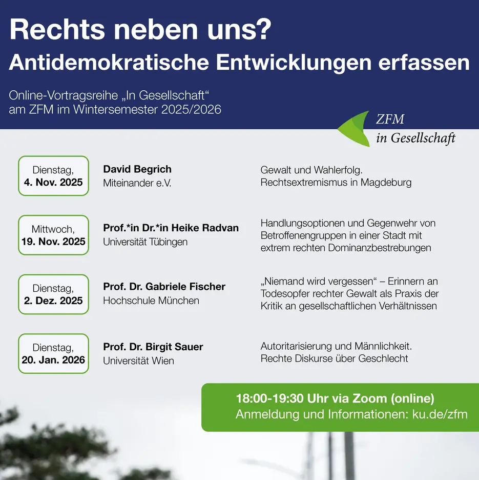 Plakat Gesprächsreihe