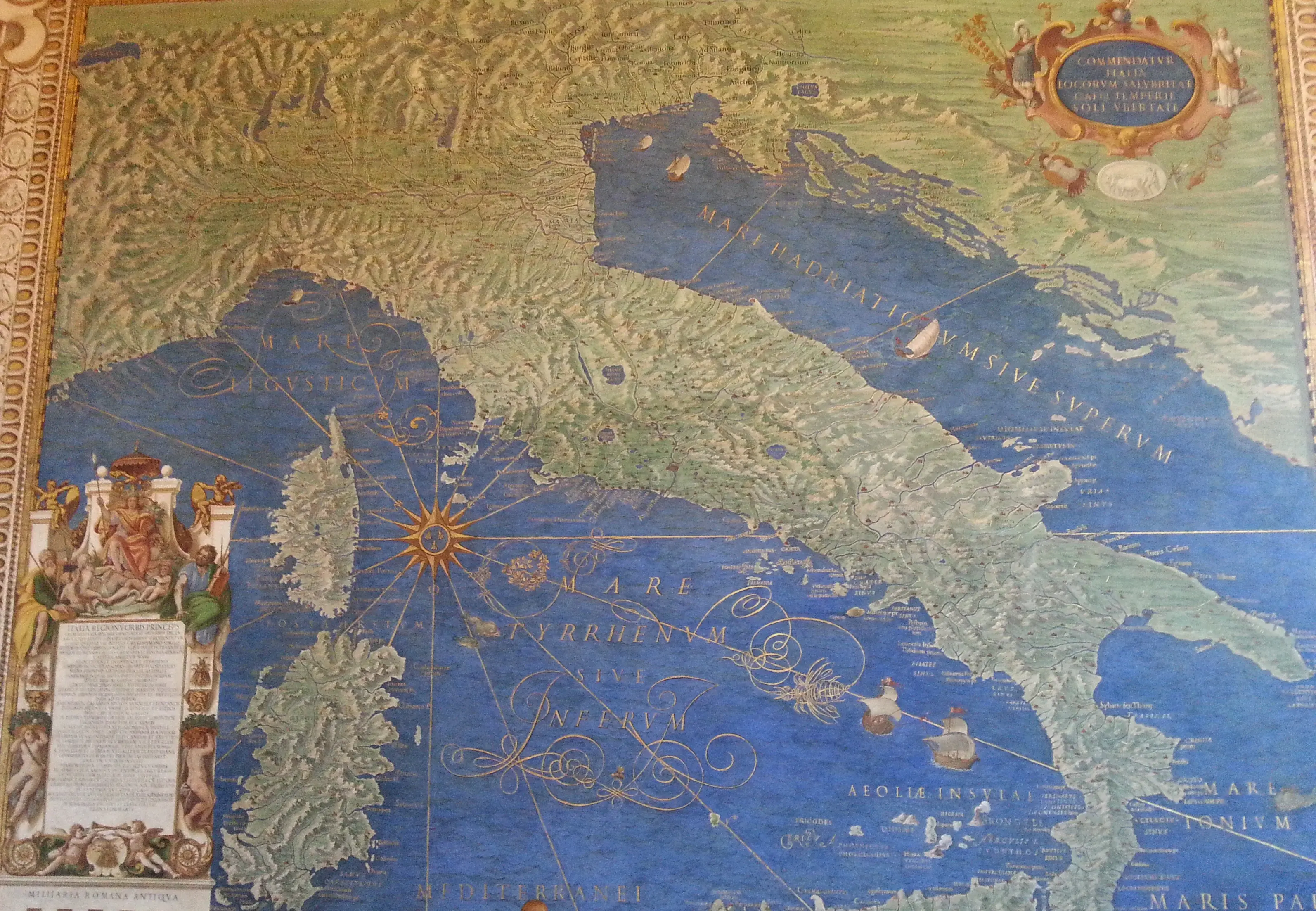 [Translate to Englisch:] Italenische Landkarte - Musei Vaticani