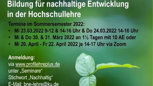 Bildung für nachhaltige Entwicklung
