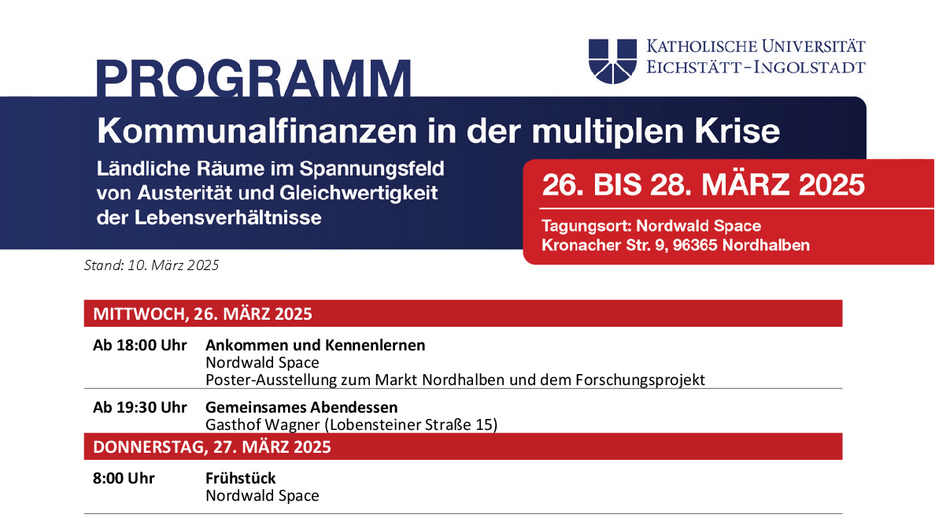 Tagungsprogramm