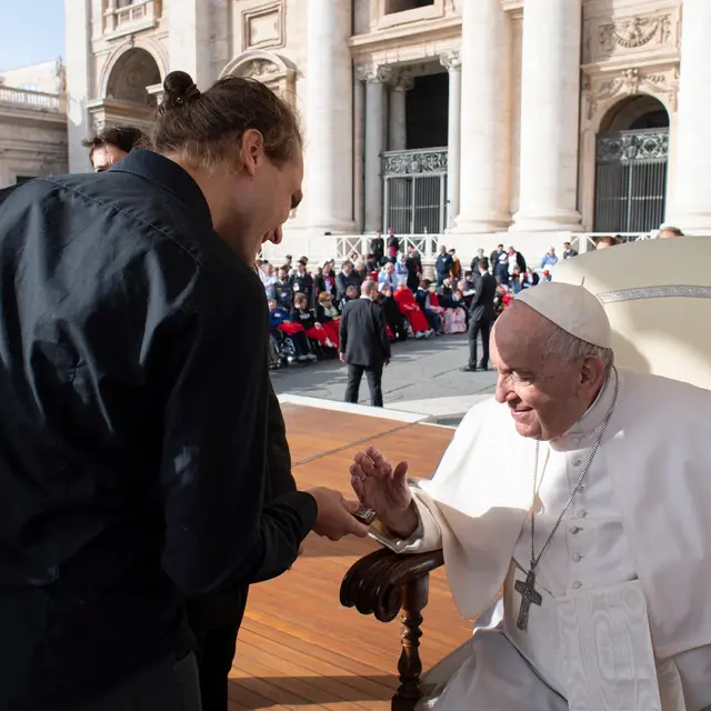 Teppich und Papst