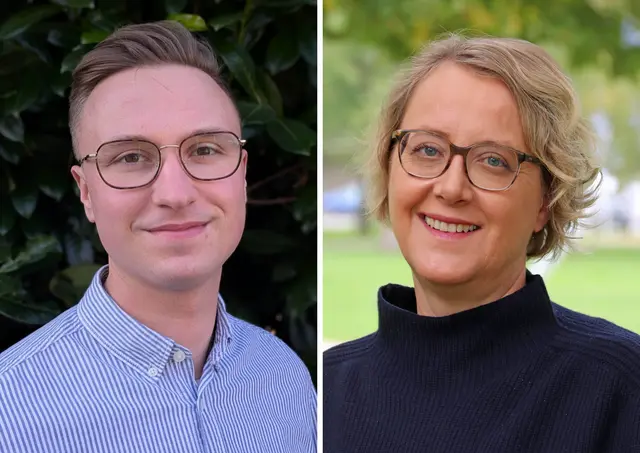 Tom Binner und Prof. Dr. Vanessa Conze