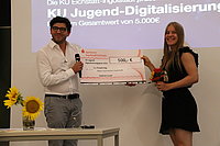 Mit dem Projekt „Digi“ überzeugte Johanna Pietsch vom Apian Gymnasium Ingolstadt in der Einzelpreis-Kategorie.