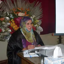 Die_Promovendin_Samah_Abdelkader_bei_der_Disputation.JPG