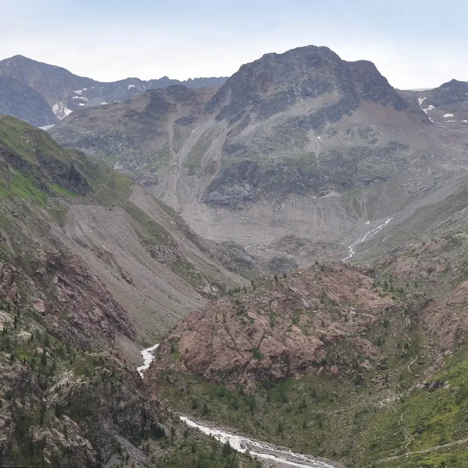 Kaunertal: Gepatschferner, Fernergries. Aufnahme aus dem Jahr 2019