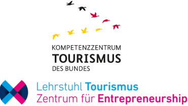 Logo Kompetenzzentrum Tourismus des Bundes und Lehrstuhl Tourismus