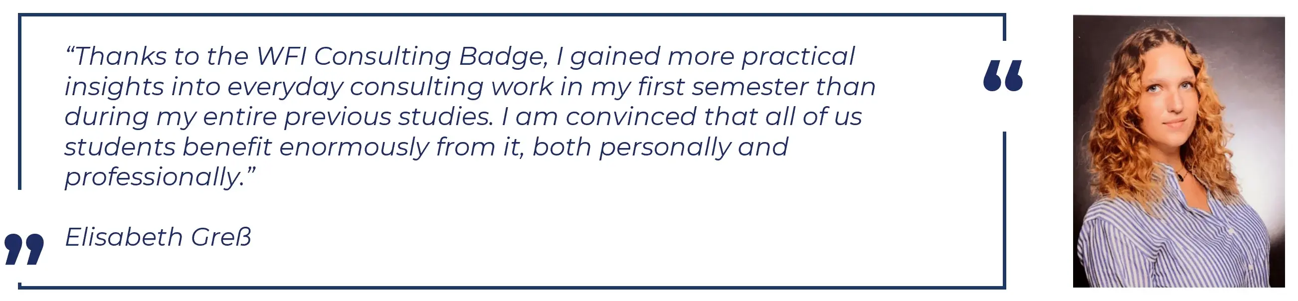 Voices of our students