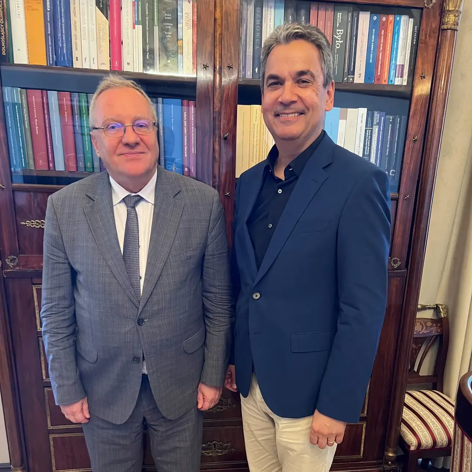 Prof. Dr hab. Olkiewicz und Prof. Stüwe